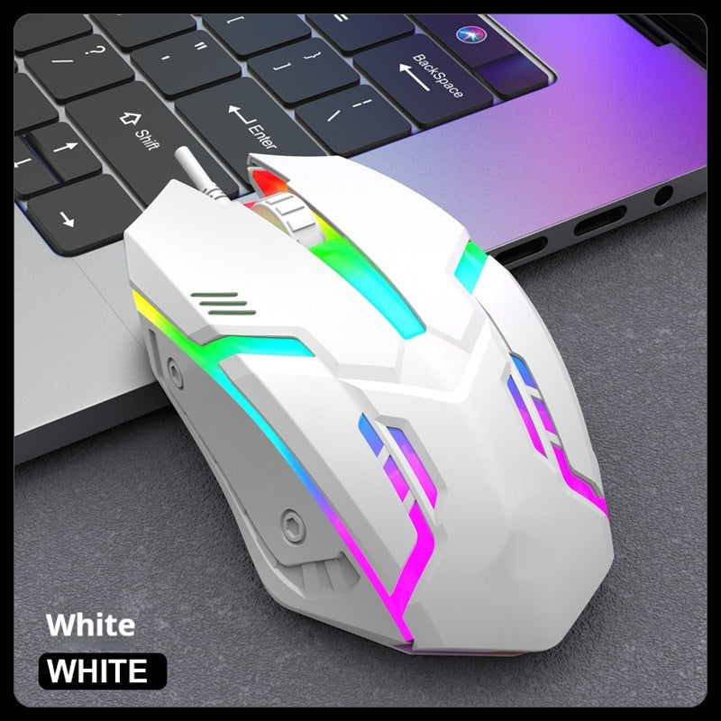 E-sports Weighted Wired Mouse USB Laptop Game Large Mouse product image