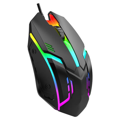 E-sports Weighted Wired Mouse USB Laptop Game Large Mouse product image