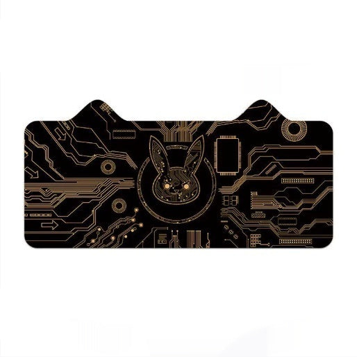 Cute E-sports Cat Ear Oversized Game Cartoon Computer Keyboard Desk Mat product image