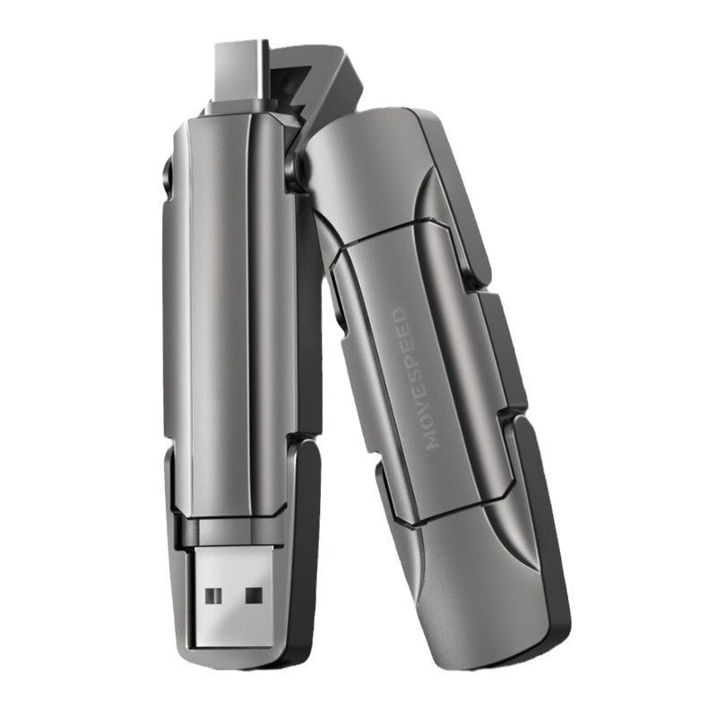 Dual-Type-C Port Solid-State USB Flash Drive For Phones And Computers product image
