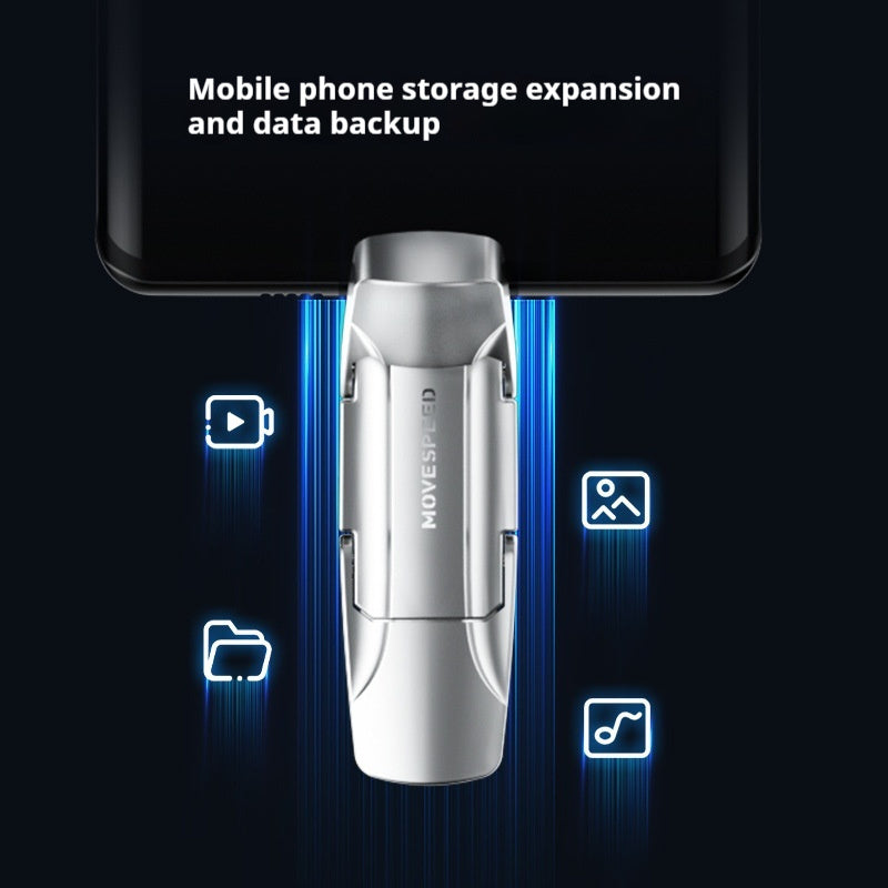 Dual-Type-C Port Solid-State USB Flash Drive For Phones And Computers product image