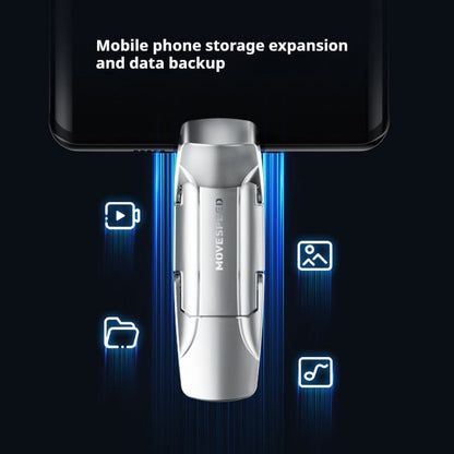 Dual-Type-C Port Solid-State USB Flash Drive For Phones And Computers product image