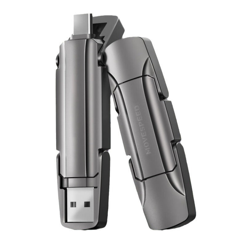 Dual-Type-C Port Solid-State USB Flash Drive For Phones And Computers product image